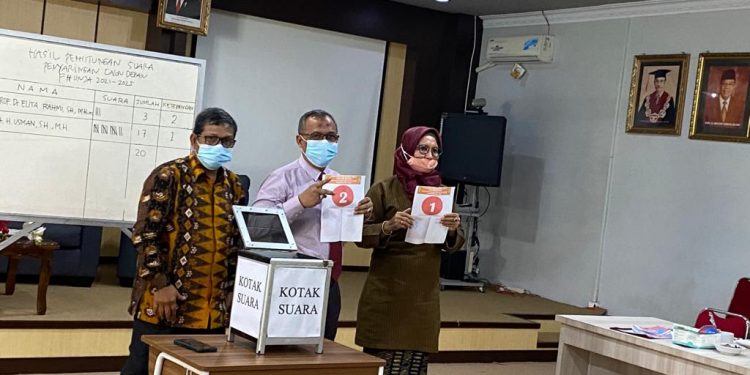 Pencabutan nomor urut calon Dekan FH Unja (Dok. Istimewa)