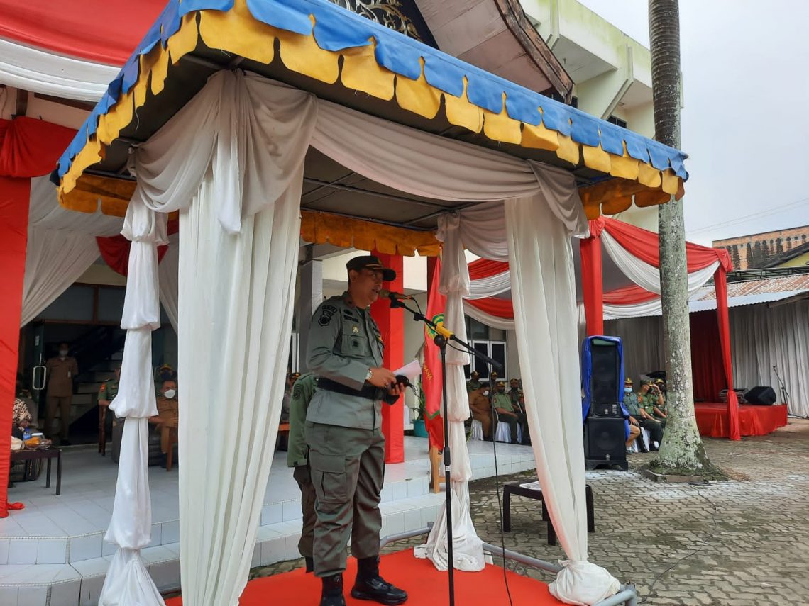 Sambutan Kepala Dinas Kehutanan Provinsi Jambi, Akhmad Bestari. (Dok. Lamanesia.com)