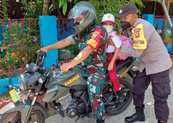 Sinergitas TNI-Pori Sukseskan Vaksinasi Anak di Kota Jambi. (Dok. Istimewa)