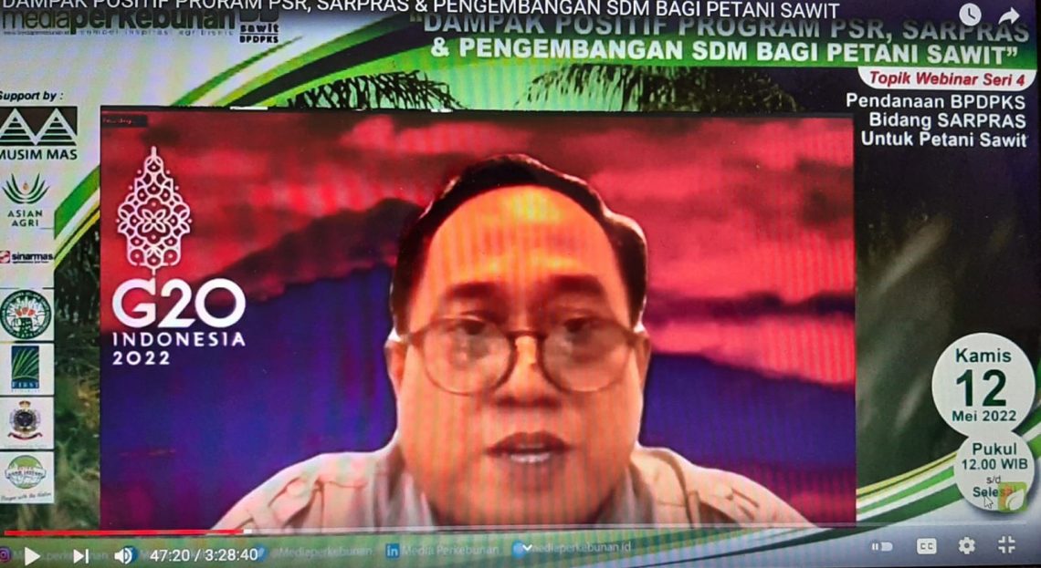 Kepala Divisi Pemungutan Biaya dan Iuran CPO Badan Pengelola Dana Perkebunan Kelapa Sawit (BPDPKS) Ahmad Munir. (Dok. Istimewa)