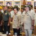 Gubernur Jambi Al Haris saat dilantik sebagai Anggota Kehormatan PPAD Provinsi Jambidi Auditorium Rumah Dinas Gubernur Jambi.