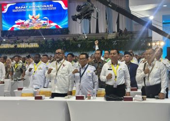 Sekretaris Daerah Provinsi Jambi, Sudirman, saat menghadiri Rapat Koordinasi dan Retreat Nasional para Sekda serta Kepala Bappeda se-Indonesia di Kampus IPDN Jatinangor, Jawa Barat. Kamis 30 Oktober 2025. (Dok: Diskominfo Provinsi Jambi)