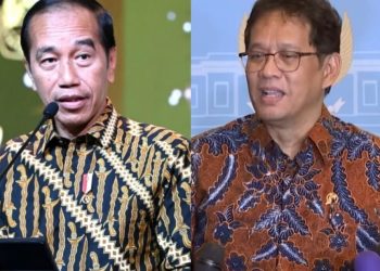 Menkeu Purbaya saat menanggapi pernyataan Jokowi tentang Whoosh yang bukan hanya untuk cari laba. (Instagram/jokowi - Tangkapan layar YouTube Sekretariat Presiden)