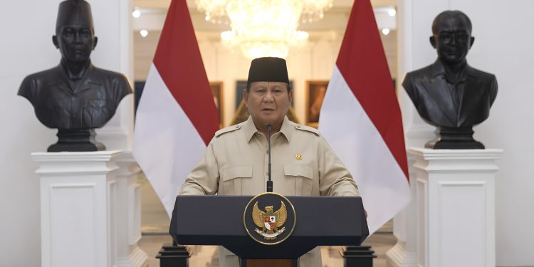 Presiden RI, Prabowo Subianto saat menyampaikan amanat di Istana Negara, Jakarta beberapa waktu lalu. (Dok: Istimewa)