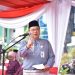 Wali Kota Jambi, Dr. dr. H. Maulana, M.K.M., memimpin Upacara Peringatan Hari Guru Nasional dan HUT ke-80 PGRI Tahun 2025 di Lapangan Kantor Wali Kota Jambi, Selasa (25/11/2025). (Dok: Rudi)