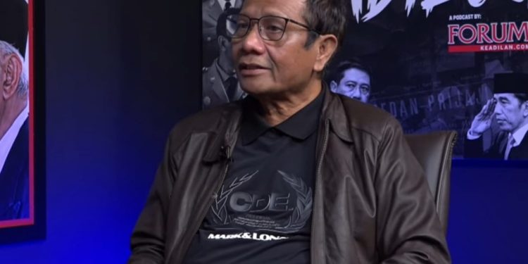 Mahfud MD menyamlaikan beberapa persoalan serius dalam institusi Polri. (Tangkapan layar YouTube Forum Keadilan TV)
