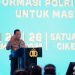 Kapolri Jenderal Listyo Sigit Prabowo saat memberikan arahan dalam acara Apel Kasatwil di Mako Satuan Latihan Korbrimob Polri, Cikeas, Bogor, Jawa Barat. Senin (24/11/2025). (Dok: Divhumas Polri)