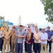 Sekda Provinsi Jambi Dr. H. Sudirman melepas ekspor 36 ton buah pinang ke Bangladesh di Pelabuhan Talang Duku, Selasa (25/11/2025). Pelindo Regional 2 Jambi memastikan kelancaran layanan kepelabuhanan untuk mendukung peningkatan ekspor daerah. (Dok: Rahmat)