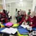 Tim Pidsus Kejari Jambi saat melakukan penggeledahan di Kantor  PT EBN Pengelola Pasar Angso Duo Baru Jambi, Rabu (26/11/2025). (Dok; Rudi)