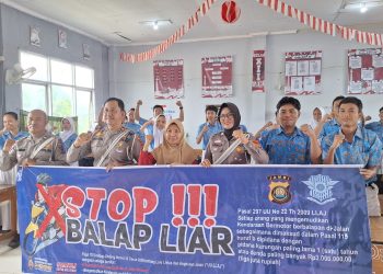 Satgas Preemtif Ops Zebra 2025 Gencarkan Sosialisasi Keselamatan ke Pelajar SMAN 2 Jambi. (Dok: Alpin)