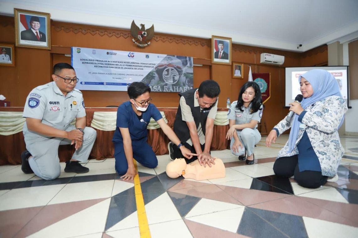 Program ‘Intensifikasi Keselamatan Transportasi Berbasis Domisili Korban melalui Pemberdayaan Aparatur Kecamatan dan Desa’ ini menjadi bagian dari rangkaian perayaan bertema ‘Keselamatan untuk Indonesia Maju’. (Dok: Jasa Raharja)