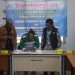 Kepala Ombudsman RI Perwakilan Jambi Saiful Roswandi dan Ketua DPW APRI Jambi David Chandra Herwindo saat penandatanganan PKS di Gedung Balai Adat Kota Jambi, Jumat, 28 November 2025. (Dok: Alpin)