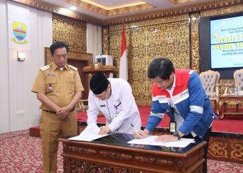Pertamina Patra Niaga Regional Sumbagsel dan BKKBN Jambi berkolaborasi dalam Program TAMASYA, dirangkaikan dengan Kelas Orang Tua Hebat (KERABAT) Seri 3 di Kantor Gubernur Jambi, Senin 24 November 2025.
