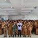 Bupati Merangin M. Syukur memimpin rapat konsolidasi Satgas Koperasi Merah Putih bersama Forkopimda dan para Camat di Aula Depati Payung, Selasa (25/11/2025). (Dok: Rudi)