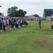 Wakil Wali Kota Jambi, Diza Hazra Aljosa, meninjau jalannya seleksi pemain Tim Kota Jambi untuk Gubernur Cup 2026 di Stadion Tri Lomba Juang, Kota Jambi, Minggu (30/11/2025). Dok: Rudi)