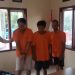 Kapolsek Kota Baru saat menunjukkan para pelaku di Polsek Kota Baru (Dok: Alpin)