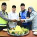 Jasa Raharja bersama Kementerian Perhubungan, Korlantas Polri, dan Jasa Marga mengikuti doa bersama pengamanan Nataru 2025–2026 di Command Center KM 29, Cikarang. Foto: Humas Jasa Raharja