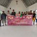 Harganta Iswan bersama jajaran PTPN IV Regional 4 menyerahkan bantuan CSR Natal ke tiga gereja dan satu panti asuhan di Kota Jambi dan Kabupaten Muaro Jambi. (Dok: Rahmat)
