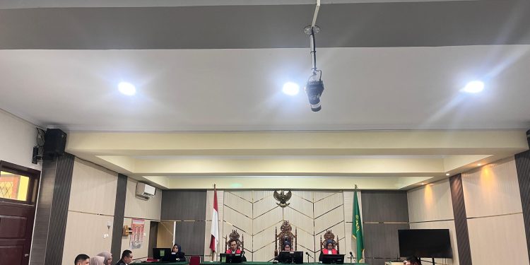 Sidang perkara terdakwa Victor Gunawan dengan agenda pembacaan Tuntutan. (Dok: Rudi)