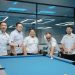 Ketua KONI Jambi AKBP Mat Sanusi bersama jajaran POBSI Jambi membuka Kejurprov Biliar 2025 di Black Hawk Biliar & Café, Kota Jambi, Sabtu (6 Desember 2025). (Dok: Rudi)