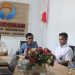 Brigjen Pol Irman Sugema bersama Tim Lemdiklat Polri disambut Kepala Perwakilan Ombudsman Jambi Saiful Roswandi dalam kunjungan evaluasi kualitas pendidikan dan layanan kepolisian di Kantor Ombudsman RI Perwakilan Provinsi Jambi. (Dok: Alpin)