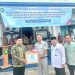 Wakil Bupati Bungo bersama jajaran Jasa Raharja, BKKBN, dan penerima manfaat berfoto seusai penyerahan paket nutrisi Program GENTING untuk pencegahan stunting di Kabupaten Bungo, Kamis (11/12/2025). (Dok. Humas Jasa Raharja)
