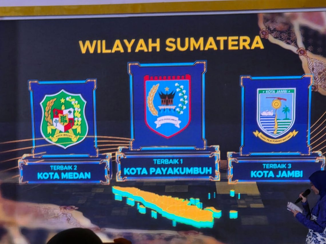 Kota Jambi Kembali Raih Prestasi Tingkat Nasional, Kota Terbaik III Wilayah Sumatera. (Dok: Istimewa)
