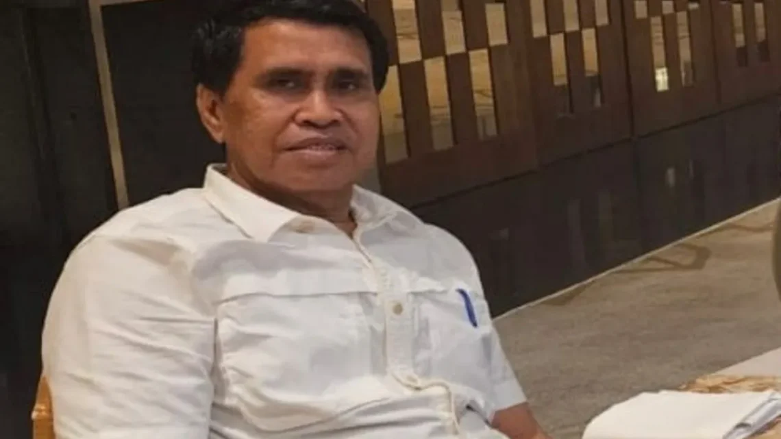 Kepala Diskop UKM Provinsi Jambi, Sardaini, menjelaskan capaian penyerapan KUR sebesar Rp6,4 triliun oleh 265 ribu pelaku usaha di Jambi, Jambi, Senin (01/12/2025). (Dok: Rahmat)