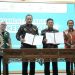 BPJS Kesehatan dan Kementerian Koperasi Republik Indonesia menandatangani Nota Kesepahaman penyelenggaraan Program JKN di sektor koperasi, Selasa (23/12). (Dok: BPJS Kesehatan)