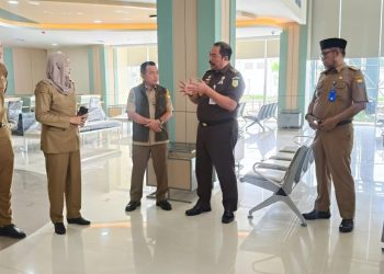 Gubernur Al Haris dan Kajati Jambi Pantau Kesiapan Operasional Rumah Sakit Adhyaksa. (Dok:  Rahmat)