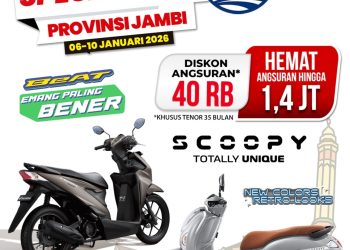 Promo kendaraan yang disuguhkan Honda Sinsen dalam momen HUT ke-69 Provinsi Jambi. (Dok: Sinar Sentosa Primatama)