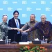 Para anggota Komite Stabilitas Sistem Keuangan (KSSK) saat Rapat Berkala KSSK I Tahun 2026 di Jakarta, Jumat (23/1/2026) (Dok. Humas OJK)