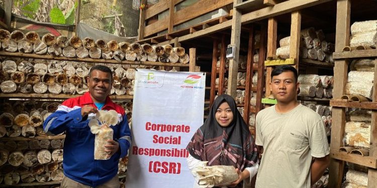 Aktivitas Corporate Social Responsibility (CSR) PT Elnusa Petrofin (EPN) di salah satu wilayah operasional sebagai bentuk komitmen perusahaan dalam mendukung kesejahteraan masyarakat dan pelestarian lingkungan sepanjang tahun 2025. (Dok: Elnusa Petrofin)