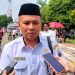 Kepala Dinas TPHP Provinsi Jambi, Rumusdar, memberikan keterangan terkait realisasi program cetak sawah baru yang masih terkendala cuaca dan kesiapan lokasi. (Dok: Rahmat)