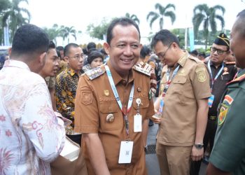 Bupati BBS saat menghadiri Rapat Koordinasi Nasional (Rakornas) Pemerintah Pusat dan Daerah Tahun 2026, Senin (2/2).
