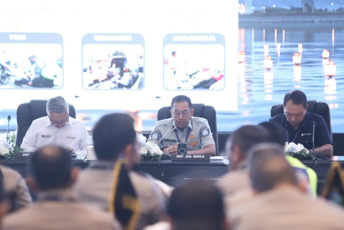 Direktur Utama Jasa Raharja Muhammad Awaluddin menghadiri Rapat Koordinasi Lintas Sektoral Operasi Ketupat 2026 di Jakarta, Senin (2/3/2026), (Dok. Humas JR Jambi)