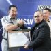 Direktur Utama Jasa Raharja Muhammad Awaluddin saat menghadiri kegiatan Pelepasan Tim Ekspedisi Elshinta Jelang Mudik Lebaran 2026 yang diselenggarakan pada hari ini (6/3/2026) di Gedung Korlantas Polri, Jakarta.