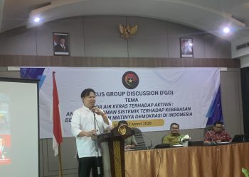 Diskusi hangat dan penuh gagasan kritis mewarnai FGD PUSAKADEMIA Seri II Tahun 2026 di Kota Jambi, Selasa (17/3/2026). (Dok: Alpin)