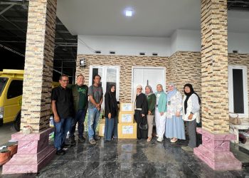 PT. PEGADAIAN Area Jambi-Bengkulu Apresiasi Pengelola Bank Sampah Pegadaian di Kota Jambi. (Dok: Rahmat)