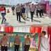 Dirlantas Kepolisian Daerah Jambi bersama perwakilan PT Jasa Raharja dan PT Hutama Karya melakukan survei jalur Tol Pijoan–arteri di wilayah Jambi, Selasa (10/3/2026). (Dok: ALpin Rahman)