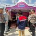Peninjauan Tol – Direktorat Lalu Lintas Polda Jambi bersama PT Jasa Raharja Kantor Wilayah Jambi meninjau kesiapan infrastruktur di ruas Tol Tempino–Simpang Ness, Jambi, Selasa (10/3/2026). (Dok. Rudi)