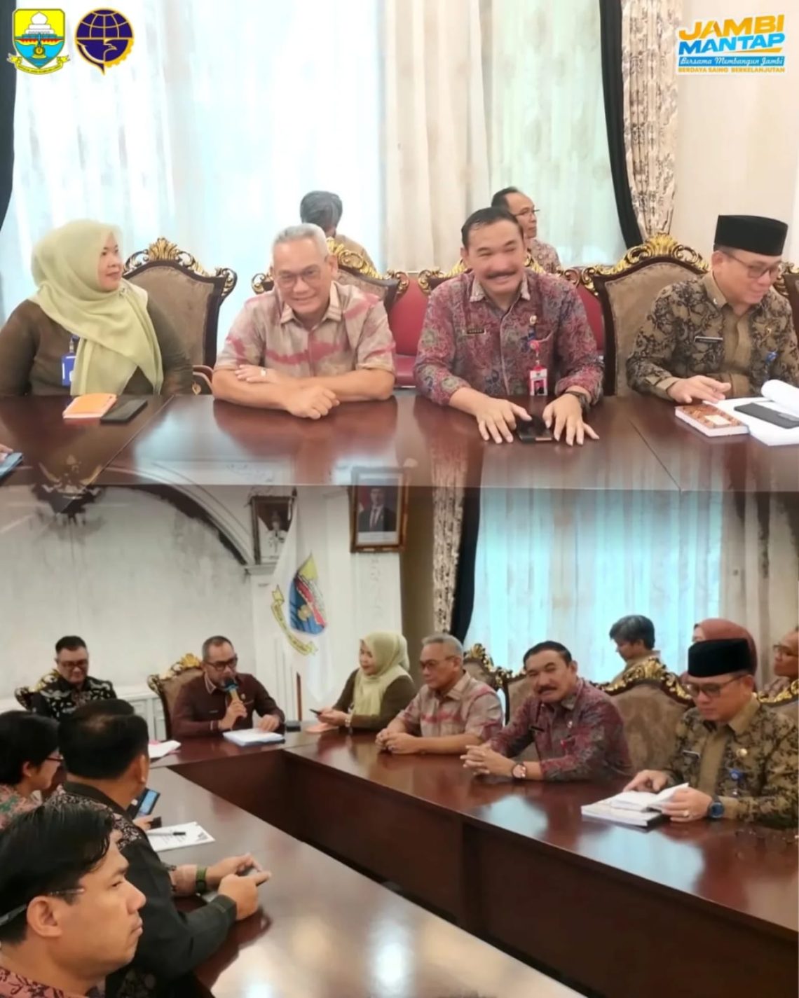 Kepala Dinas Perhubungan Provinsi Jambi, John Eka Powa, menghadiri Rapat Asistensi dan Supervisi LPPD Provinsi Jambi Tahun 2025 di Kantor Badan Penghubung Provinsi Jambi, Jakarta, Kamis (26/2/2026). (Rahmat)