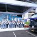 Pimpinan IFG bersama perwakilan BUMN melepas peserta program Mudik Nyaman Bersama IFG Group 2026 di Stadion Akuatik Gelora Bung Karno, Jakarta, Rabu (18/3/2026). (Dok. Humas JR Jambi)