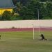 Selebrasi pemain Persebri Batang Hari usai memastikan gelar juara Liga 4 Jambi setelah mengalahkan Persikoja Kota Jambi lewat adu penalti di Stadion Swarna Bhumi. (Dok: Alpin)