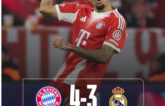 Hasil Loga Champion Bayern Munchen vs Real Madrid (Dok: instagram @fcbayern)