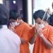 Dua pelaku pembacokan sadis yang menewaskan seorang warga di Alam Barajo berhasil diamankan di Polsek Kotabaru. (Dok: Alpin)