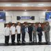 Ketua DPRD Kerinci Irwandri bersama Bupati Kerinci Monadi dalam Rapat Paripurna persetujuan LKPJ Tahun Anggaran 2025 di Aula DPRD Kerinci, Rabu (22/4/2026). (Dok: Rudi)