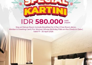 Rayakan Hari Kartini, Luminor Hotel Jambi menghadirkan promo “Special Kartini” dengan berbagai fasilitas menarik, mulai dari dekorasi kamar hingga layanan eksklusif untuk tamu perempuan yang berulang tahun.