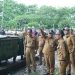 Wali Kota Jambi Maulana bersama Wakil Wali Kota Diza Hazra Aljosha saat meninjau salah satu transfer depo sampah dalam upaya penataan sistem pengelolaan sampah terpadu di Kota Jambi, Selasa (21/4/2026). (Dok: Rahmat)