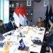 Pertemuan strategis Otoritas Jasa Keuangan bersama Kementerian Ekonomi Kreatif/Badan Ekonomi Kreatif membahas penguatan kolaborasi pengembangan inovasi keuangan digital berbasis Web3 di Kantor Ekraf, Jakarta. (Dok: OJK)